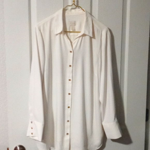 Chico's Tops - CHICO'S WHITE BLOUSE SZ 3(16)